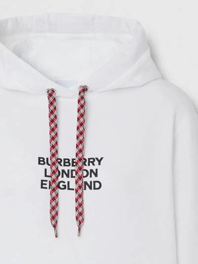 burberry embroidered logo cotton oversized hoodie|heavy weight hoodie burberry.